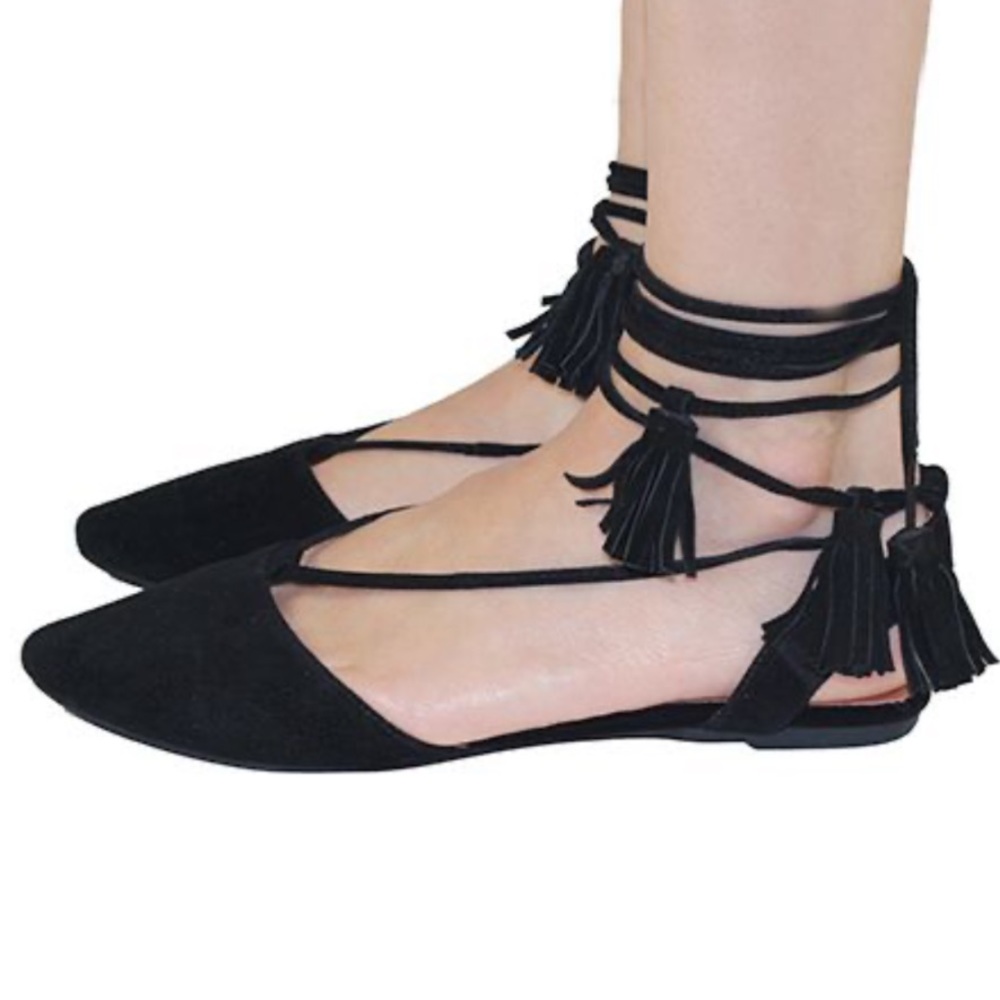 JEFFREY CAMPBELL Black Flats